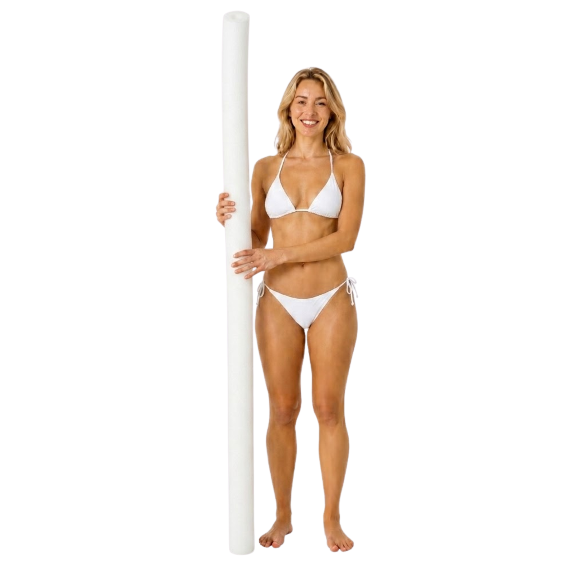 Premium Zwemnoodle Wit 150cm – Pool Noodle Zwembad & Aquafitness