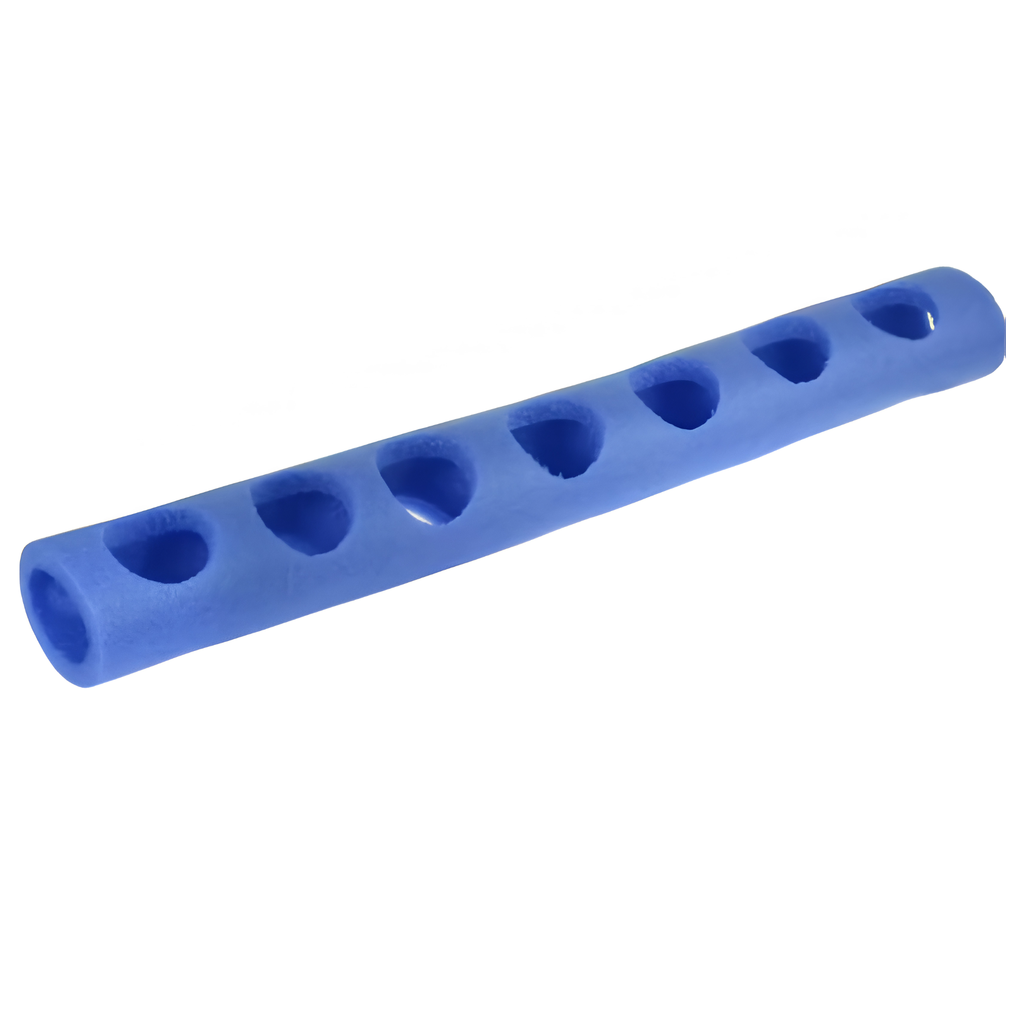 AquaFlexx foam buis 8 gaten blauw voorkant