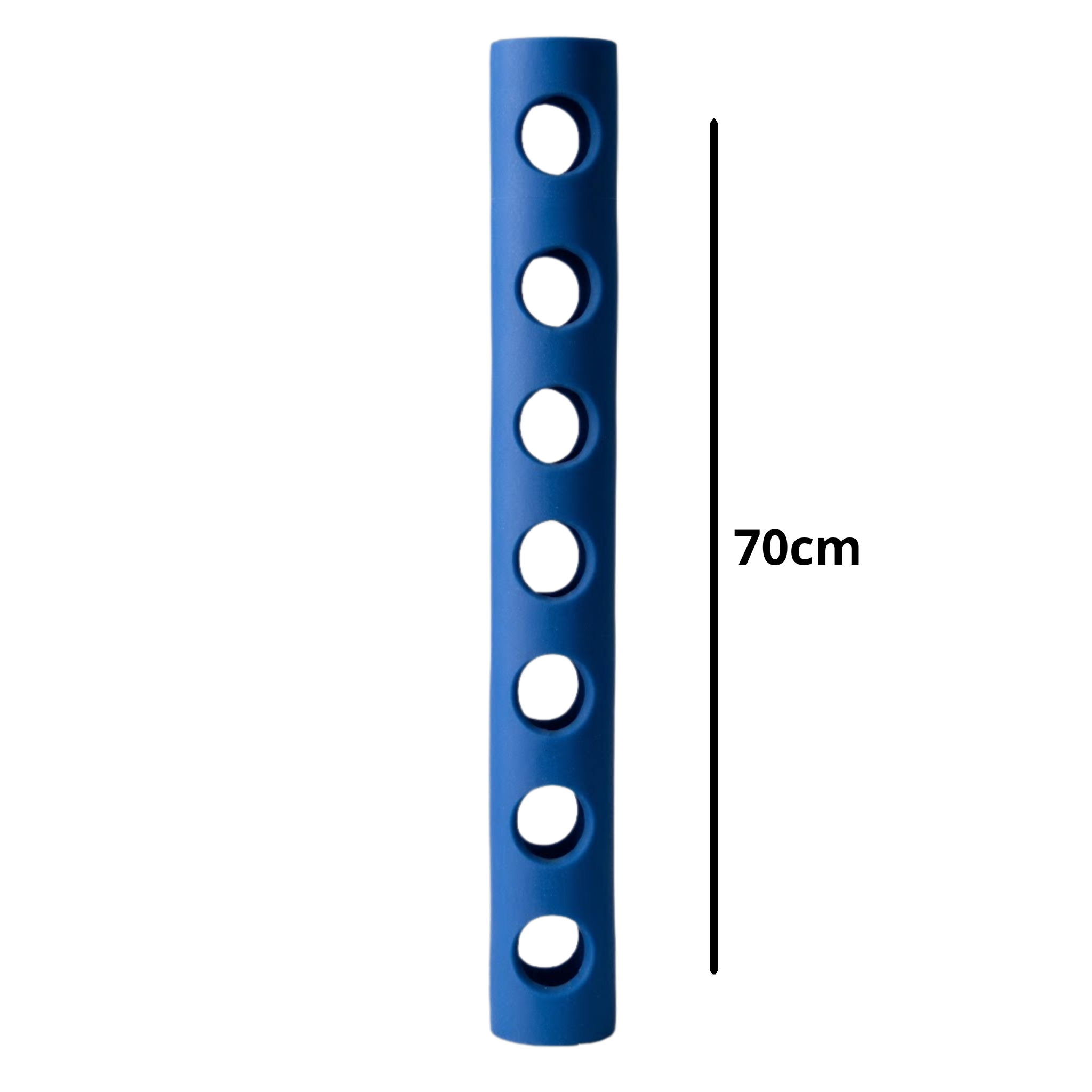 AquaFlexx foam buis 8 gaten blauw detail openingen